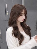 ジル(JILL)&nbsp;ブリーチなしで作る柔らかヘーゼルベージュ×韓国レイヤー