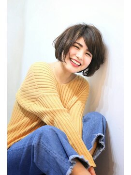 アンスール(Un Seul) 透け感カラーのショートボブ