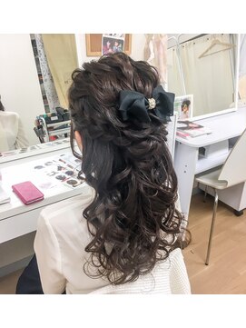 ヘアセット専門店 ナゴミ 池袋店(nagomi) ハーフアップ
