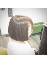 ヘアースペース 練馬店(hair space COCO)&nbsp;ナチュラル系メッシュボブ