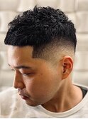 くせ毛風フェードカット［東川口］
