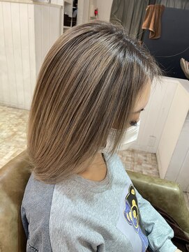 ワールドオーダー 天王寺店(WORLD ORDER) バレイヤージュベージュ