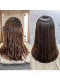 会話無しサロン、仙台駅前美容室、縮毛矯正ヘアエステ髪質改善