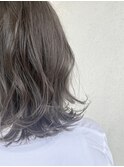 外ハネグレージュ