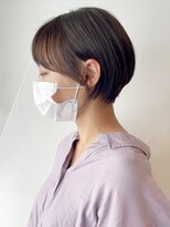 アイティーバイアルバム 北千住店(IT by ALBUM)&nbsp;丸みショート_ショコラアッシュヘルシースタイル_ba400241