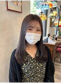 ラベンダー/ラベンダーグレージュ/ブリーチなし/髪質改善