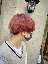 ヘアーランプ(hair Lamp) マッシュショート×クールピンク