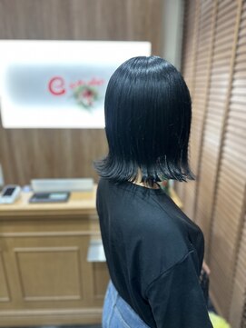 イースタイル 元町店(e-style) 【イースタイル】髪質改善×外ハネ切りっぱなしボブ