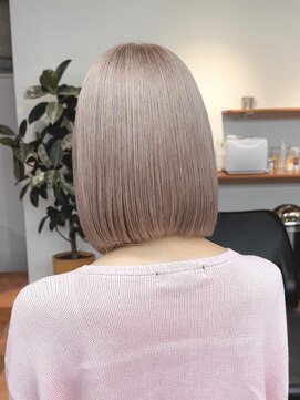 ヤーン(yarn.) ミルクティーベージュ×切りっぱなしbob【赤堀友哉】