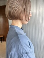 ヨロヘアー(YOLO hair)&nbsp;ケアブリーチ/ミルクティーベージュ/ボブ