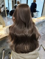 サイン 渋谷(SIGN)&nbsp;艶髪レイヤーカット韓国ヘアーグレージュ髪質改善トリートメント