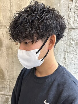 ニアウ 太田店(Niau) メンズナチュラルマッシュソフトツイストスパイラルパーマ