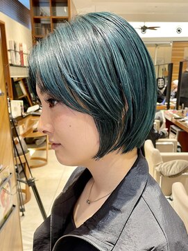 ピークアブー 原宿ハラカド(PEEK-A-BOO) ボブ＆ダークグリーン