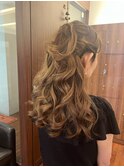ヘアセット/ハーフアップ