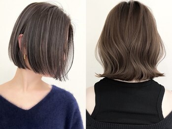 ルアナ バイ ジルブラン(LUANA by JIL BLAN)の写真/《白髪を活かす洗練されたデザイン》白髪のお悩みは、ハイライトで可愛くカバー＊脱白髪染め◎　