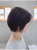 伸ばしかけショートボブ
