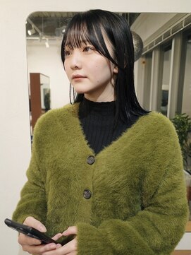 ヨー(Yoh-) 【外ハネミディアム/ササキケイスケ】ナチュラルヘア/ロートーン