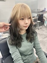 アイスプロドバイブルーム 木更津店(ice prod by bloom)&nbsp;ミディアムヘア/デザインカラー/フェイスフレーミング/木更津