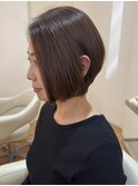 大人可愛い20代30代40代50代小顔◎前下がりショート