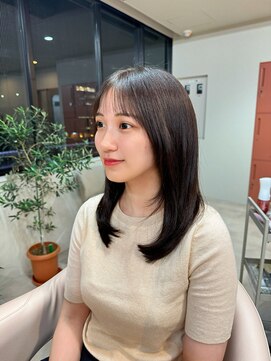 カルパ(calpa) 顔まわりレイヤー×シースルーバング