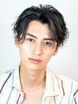 オーシャントーキョーオーバー 渋谷(OCEAN TOKYO OVER)&nbsp;縦落ち波巻きツイストスパイラルセンターパート