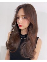 ロアールメイ(LOAOL mei)&nbsp;センターパート/milk tea brown