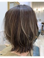 ヘアーズ ロッソ(hair's ROSSO)&nbsp;外ハネミディアム[30代40代50代]