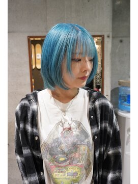 シィーム(cime) 水色カラー　ハイトーン