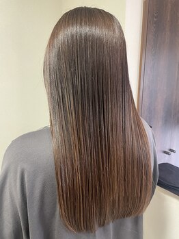 【CMCトリートメント付きストレートがオススメ☆】縮毛矯正の効果が続くご自宅でのケア方法もアドバイス♪