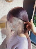 ミニウルフ髪質改善縮毛矯正酸性ストレートレイヤーカット/