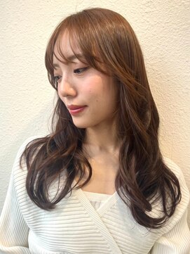 カバーヘア ブリス 北浦和(COVER HAIR bliss) コテ巻き風パーマ×小顔レイヤ×透明感ココアベージュp北浦和