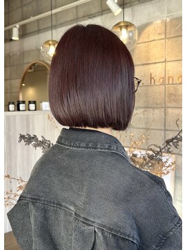 アシアト 名古屋 名駅店(. ...ashiato... .) ＊ミニボブワインレッド＊