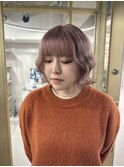 ピンクグレージュ