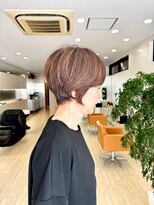 ディーコ(IDEEK) 大人のショートボブ+明るい白髪カバー/グラデーションボブ#8