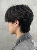 men's/メンズ/ダウンパーマ/黒染め/韓国/ブルーブラック/池袋