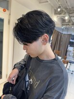 キャンバス バイ ネオリーブ 横浜西口(Canvas by neo.)&nbsp;横浜★センターパートの毛流れフェザーパーマ