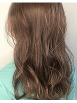 アース 郡山コスモス通り店(HAIR&MAKE EARTH)&nbsp;明るめナチュラルブラウン×ふんわりデジタルパーマ