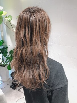 シェル 吉祥寺(shell) ブリーチなしで透け感ベージュ