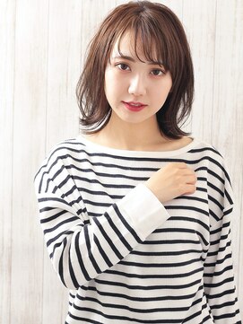 ソファ ヘア 仙台(Sofa) 外ハネくびれセミディ【Sofa仙台/髪質改善/oggiotto】