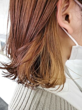 セットアップ 倉敷中庄店(SET-UP) 愛されベビーpink×ミルクティーベージュ イヤリングカラー
