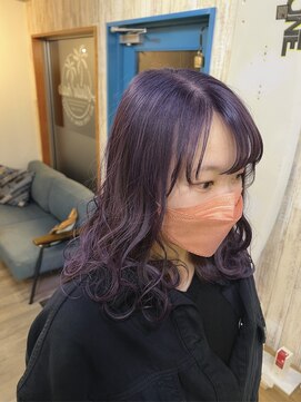 アルル ヘアー(ALULU HAIR) 圧倒的透明感『パープルアッシュ』