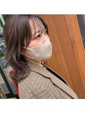 うすめ前髪からつながる顔まわり*