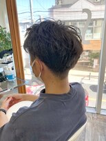 ヘッズ 本八幡店(HEADS)&nbsp;MEN'S HAIR  センターパート　ツイストスパイラル　コンマヘア