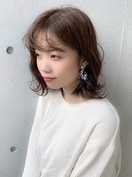 カンゴールサロン 富山セントラル(KANGOL SALON) パーマ風ミディアムスタイル