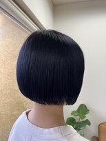 エルフゥ(Elle fou)&nbsp;ブルーブラック　ミニボブ