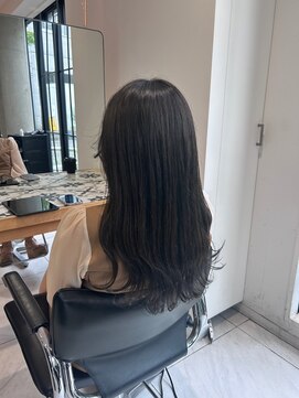 ヘアサロン ガリカ 表参道(hair salon Gallica) 【miko】韓国風ヘア/暗髪クリアブラック/アッシュブラック