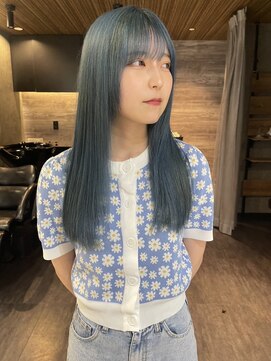 りしゅ 富雄店(RicHE TOMIO) mint blue color