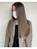 髪質改善ハイトーンミルクティーグレージュブリーチ岡山倉敷明石