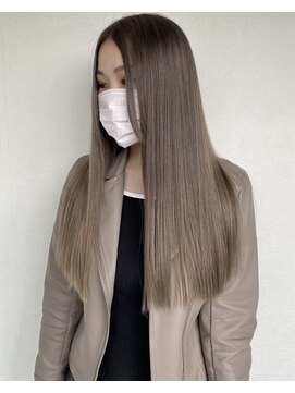 ウル 岡山駅店(ULu.) 髪質改善ハイトーンミルクティーグレージュブリーチ岡山倉敷明石