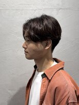 ガオプロデュースバイレボ(gao produced by revo) 【曽我尾真生】センターパート/ニュアンスパーマ/メンズ